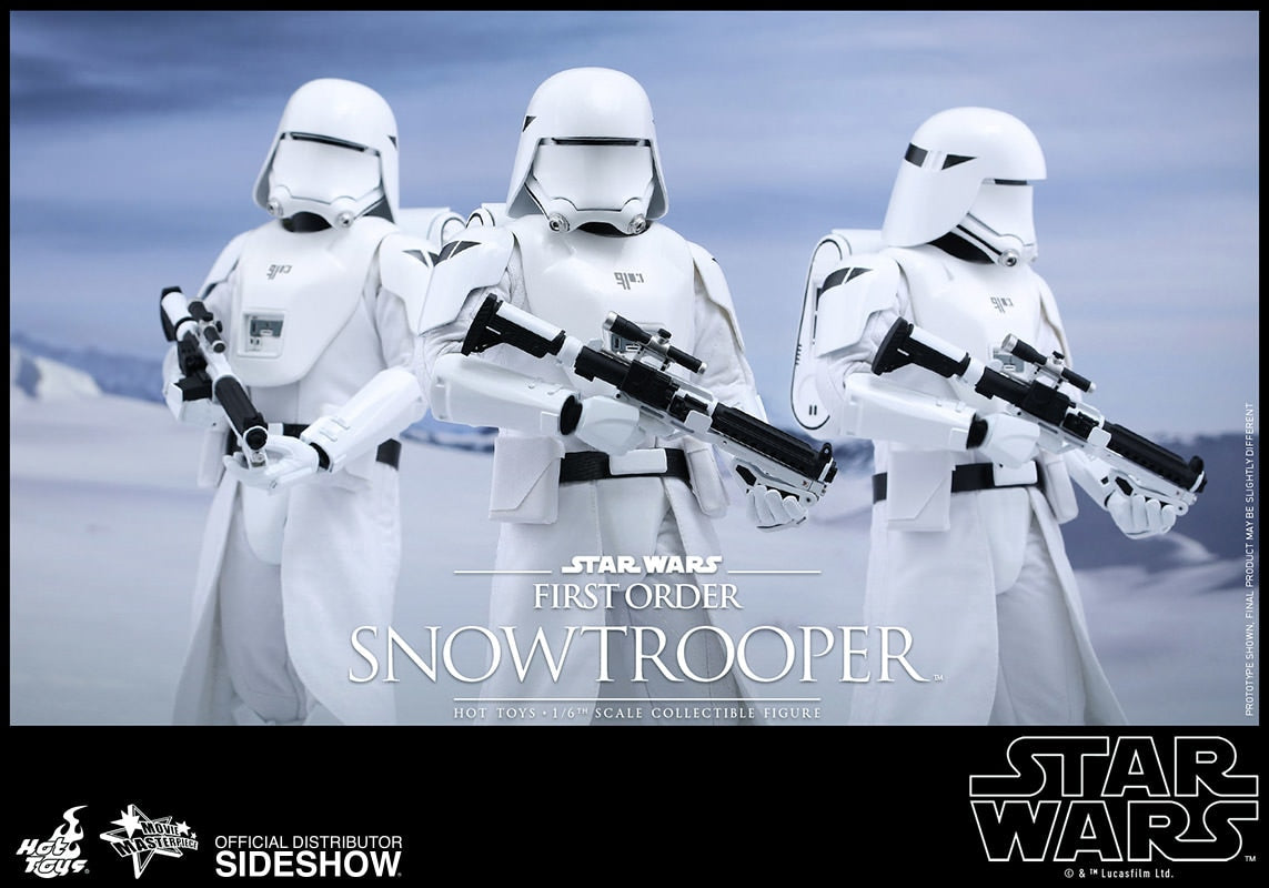 HOT TOYS - Star Wars - Episode VII The Force Awakens - First Order Snowtrooper - Movie Masterpiece 1:6 Action Doll MMS321