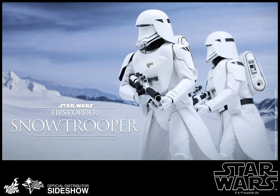 HOT TOYS - Star Wars - Episode VII The Force Awakens - First Order Snowtrooper - Movie Masterpiece 1:6 Action Doll MMS321