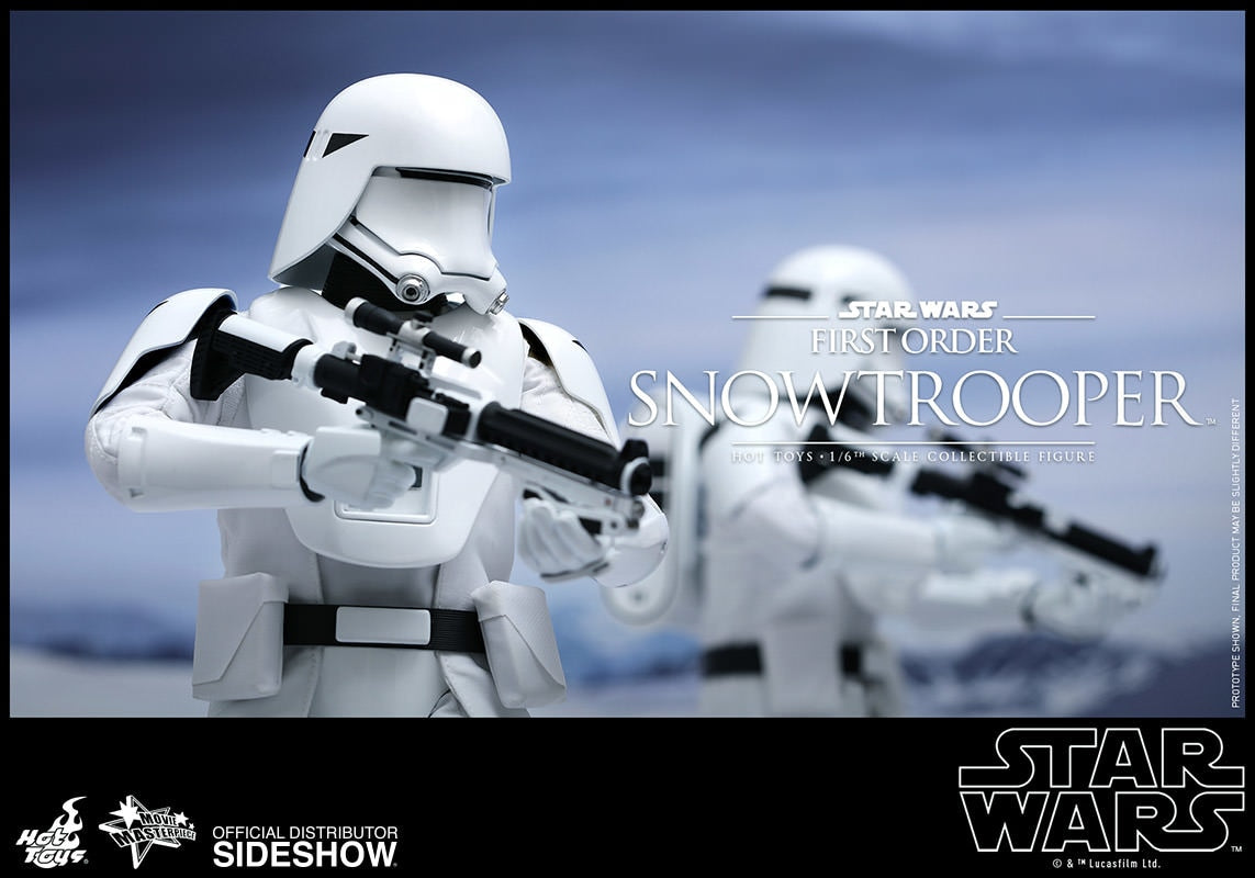 HOT TOYS - Star Wars - Episode VII The Force Awakens - First Order Snowtrooper - Movie Masterpiece 1:6 Action Doll MMS321