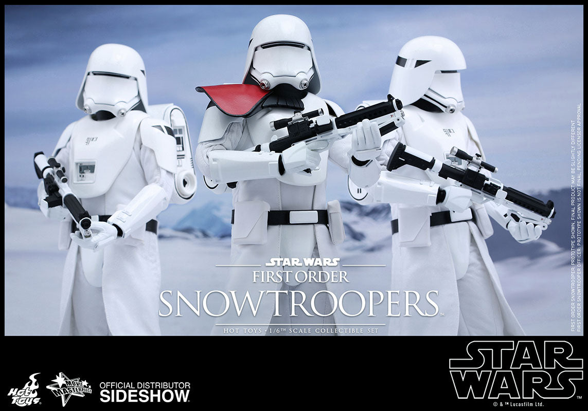 HOT TOYS - Star Wars - Episode VII The Force Awakens - First Order Snowtroopers Set - Movie Masterpiece 1:6 Action Doll MMS323