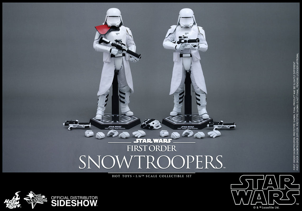 HOT TOYS - Star Wars - Episode VII The Force Awakens - First Order Snowtroopers Set - Movie Masterpiece 1:6 Action Doll MMS323