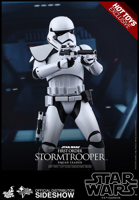 HOT TOYS EXCLUSIVE - STAR WARS - Episode VII: The Force Awakens - First Order Stormtrooper (Squad Leader) - Movie Masterpiece