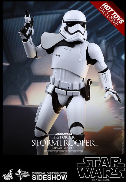 HOT TOYS EXCLUSIVE - STAR WARS - Episode VII: The Force Awakens - First Order Stormtrooper (Squad Leader) - Movie Masterpiece