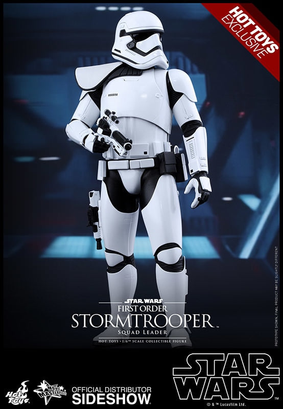 HOT TOYS EXCLUSIVE - STAR WARS - Episode VII: The Force Awakens - First Order Stormtrooper (Squad Leader) - Movie Masterpiece