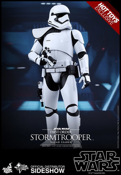 HOT TOYS EXCLUSIVE - STAR WARS - Episode VII: The Force Awakens - First Order Stormtrooper (Squad Leader) - Movie Masterpiece