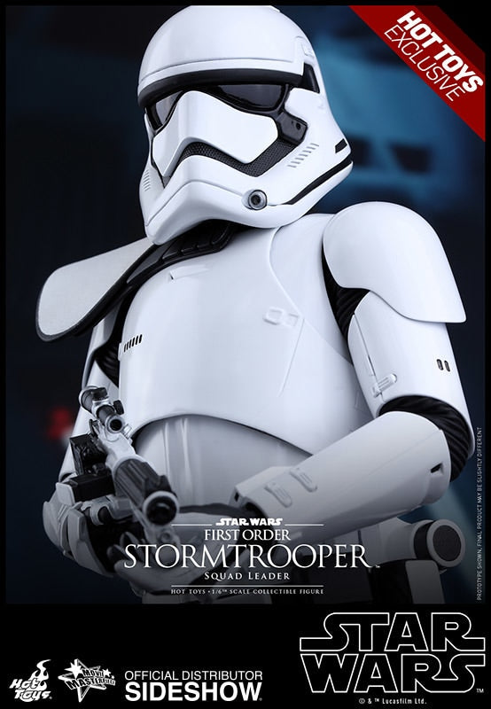 HOT TOYS EXCLUSIVE - STAR WARS - Episode VII: The Force Awakens - First Order Stormtrooper (Squad Leader) - Movie Masterpiece