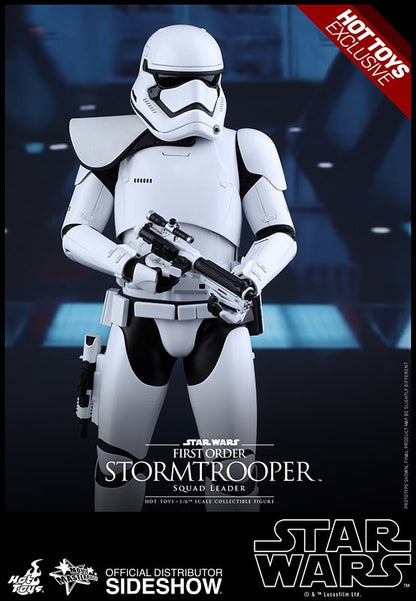 HOT TOYS EXCLUSIVE - STAR WARS - Episode VII: The Force Awakens - First Order Stormtrooper (Squad Leader) - Movie Masterpiece