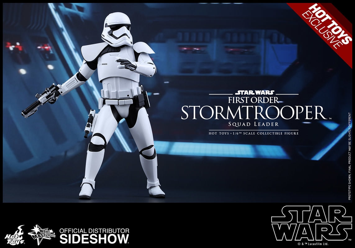 HOT TOYS EXCLUSIVE - STAR WARS - Episode VII: The Force Awakens - First Order Stormtrooper (Squad Leader) - Movie Masterpiece