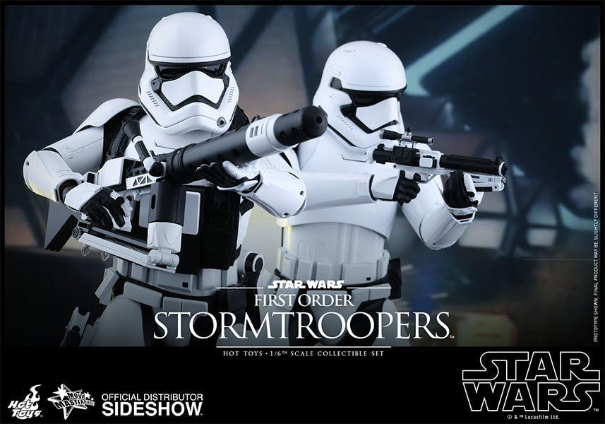 HOT TOYS - Star Wars - Episode VII The Force Awakens - First Order Stormtrooper Set - Movie Masterpiece 1:6 Action Doll MMS319