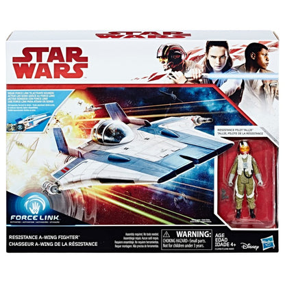 HASBRO - Star Wars Force Resistance A-Wing Fighter and Resistance Pilot Tallie Figure