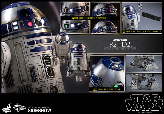 HOT TOYS - Star Wars - Episode VII The Force Awakens - R2-D2 - Movie Masterpiece 1:6 Action Doll