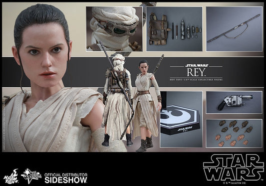 HOT TOYS - Star Wars - Episode VII The Force Awakens - Rey - Movie Masterpiece 1:6 Action Doll