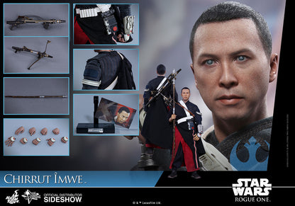 HOT TOYS - Star Wars - Rogue One A Star Wars Story - Chirrut Îmwe - Movie Masterpiece 1:6 Action Doll