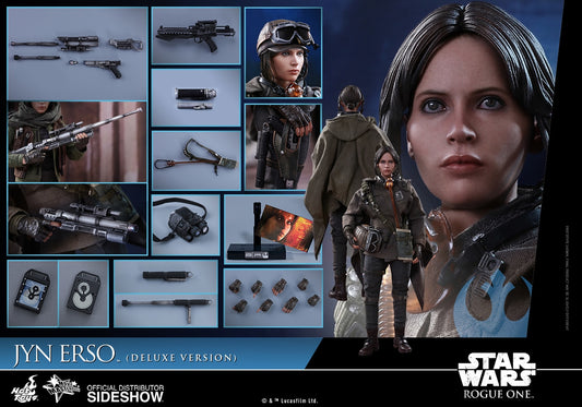 HOT TOYS - Star Wars - Rogue One A Star Wars Story - Jyn Erso (DeLuxe Ver) - Movie Masterpiece 1:6 Action Doll