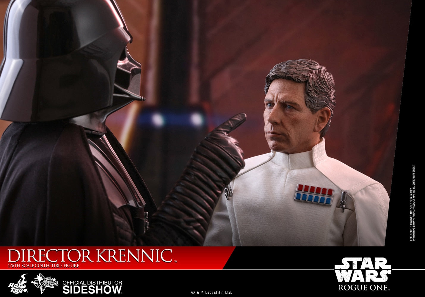 HOT TOYS - Star Wars - Rogue One A Star Wars Story - Director Krennic - Movie Masterpiece 1:6 Action Doll MMS519