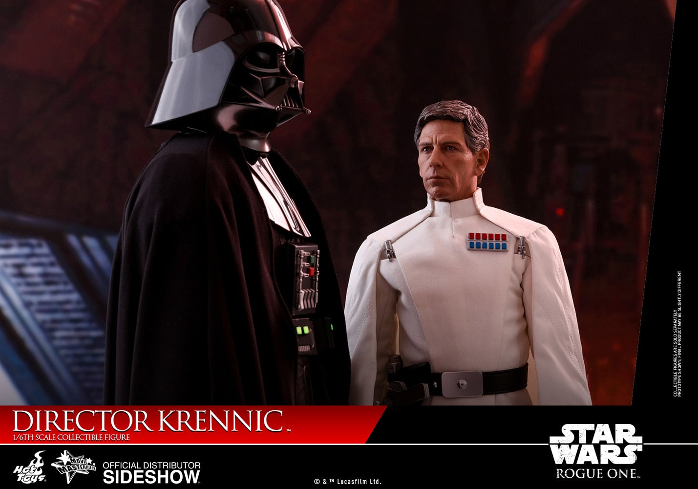 HOT TOYS - Star Wars - Rogue One A Star Wars Story - Director Krennic - Movie Masterpiece 1:6 Action Doll MMS519