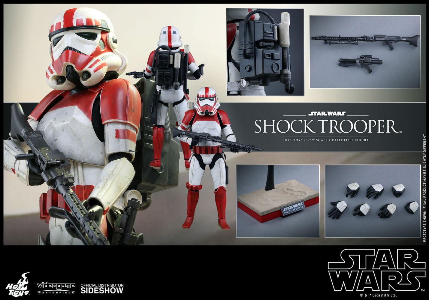 HOT TOYS - Star Wars - Battlefront - Shock Trooper - Videogame Masterpiece Series 1:6 Action Doll VGM20