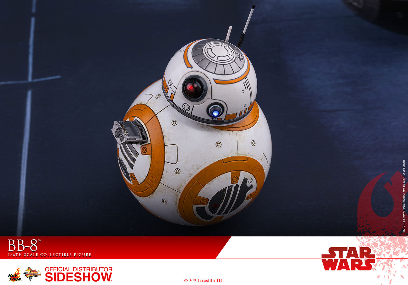 HOT TOYS - Star Wars - Episode VIII The Last Jedi - BB-8 - Movie Masterpiece 1:6 Action Doll