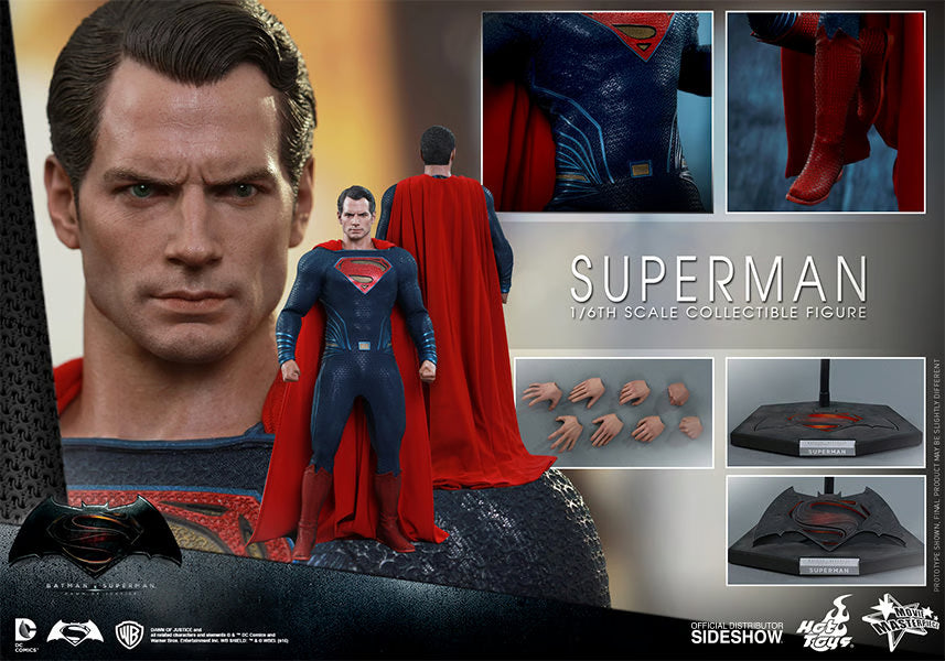 HOT TOYS -  Batman V Superman Dawn of Justice - Superman 1:6  MMS343 Exclusive