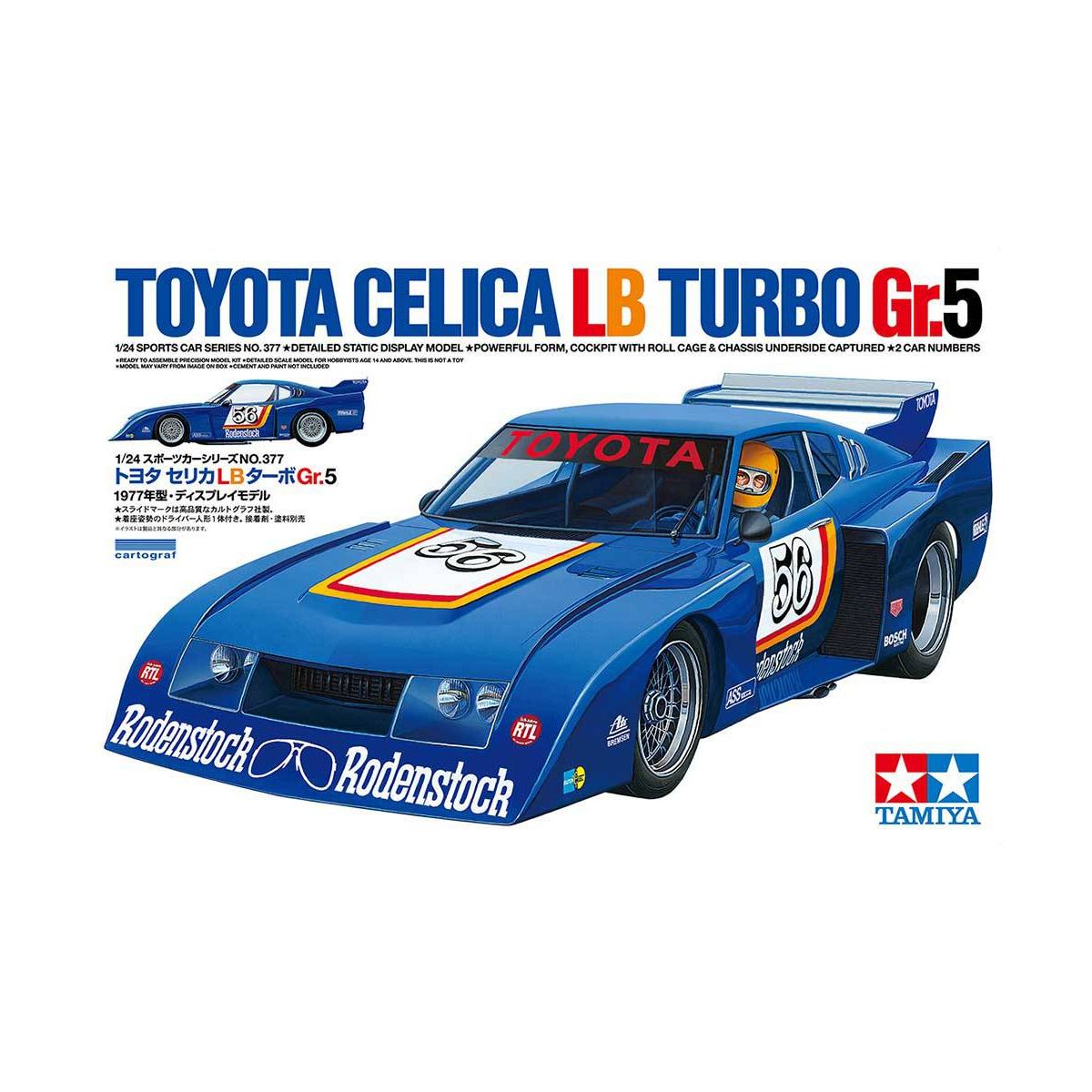 TAMIYA - Toyota Celica LB Turbo Gr.5  1/24
