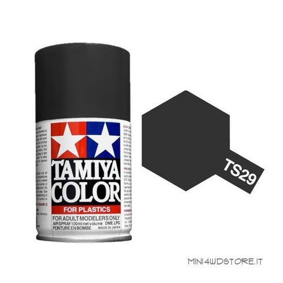 TAMIYA - Spray Semi Gloss Black  TS-29