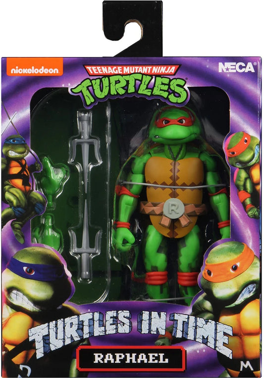 NECA - TMNT Teenager Mutant Ninja Turtles Turtles in Time Action Figure 18 cm Series 2 - Raffaello