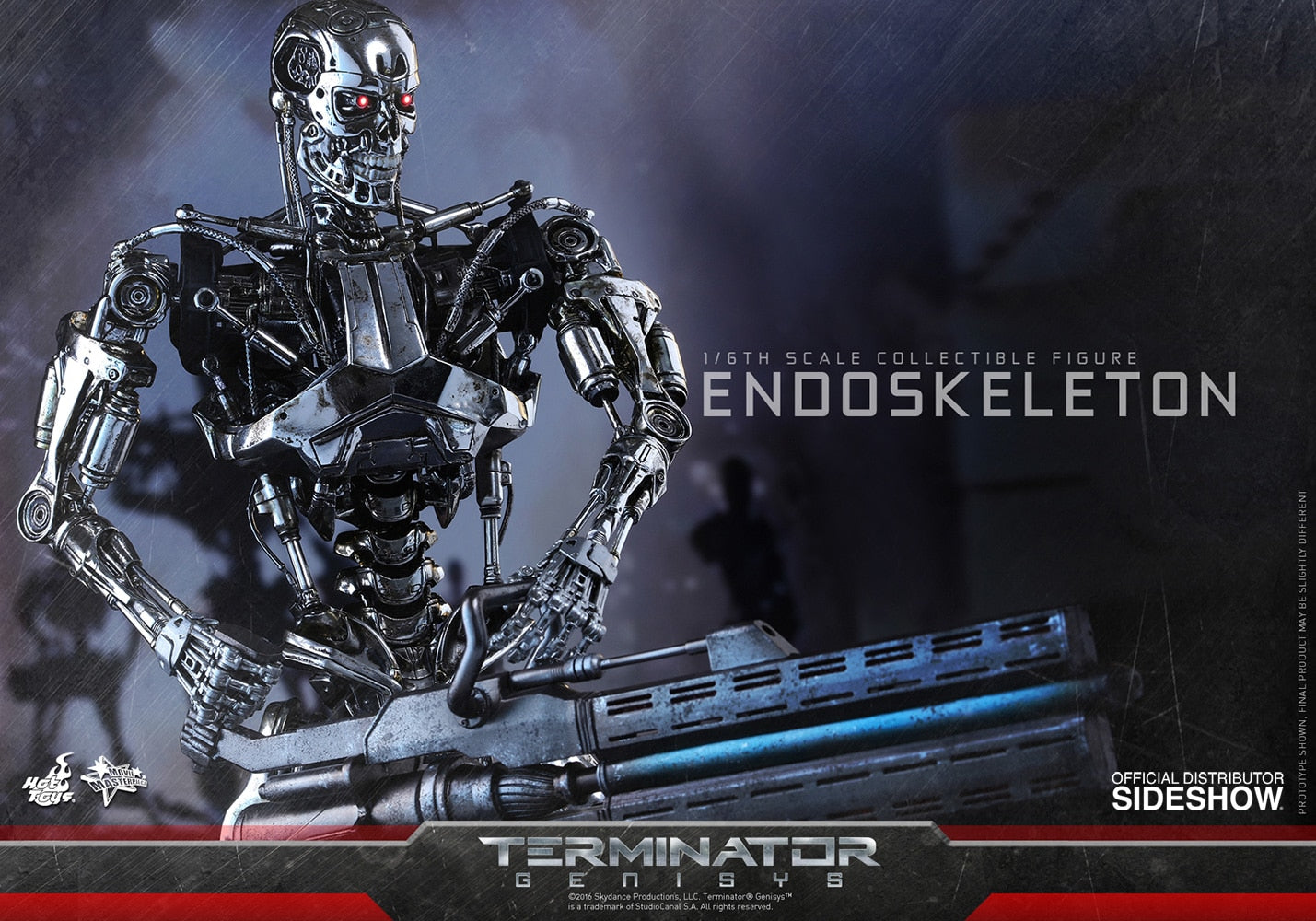 Terminator•Genisys1/6[T−800] Hot Toys Terminator Genisys 1/6 Endoskeleton T-800 Action