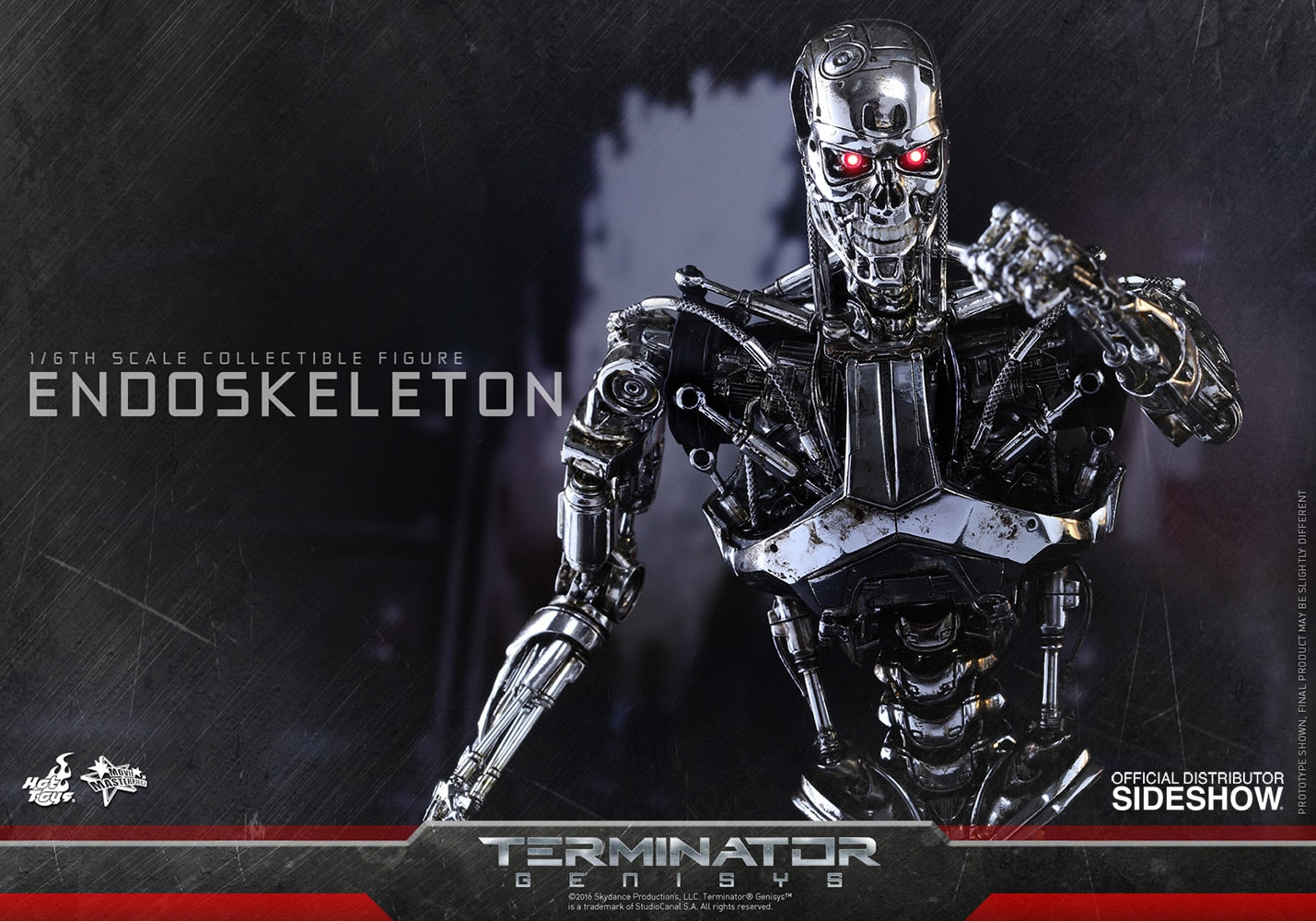 HOT TOYS Terminator Genisys Endoskeleton Movie Masterpiece
