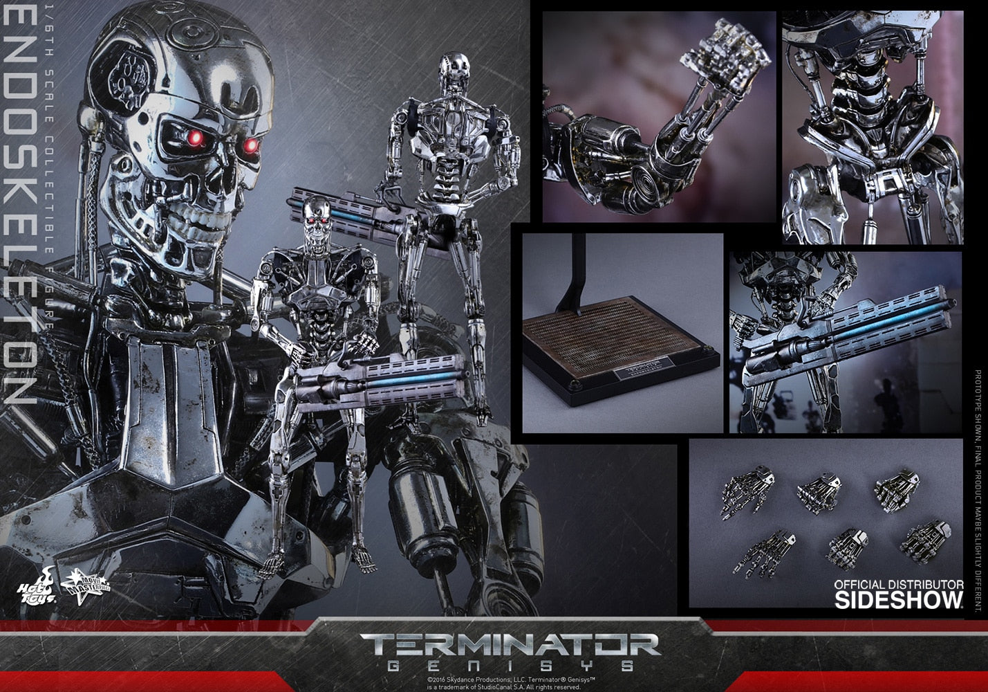 HOT TOYS - Terminator Genisys - Endoskeleton - Movie Masterpiece 1:6 Action Doll