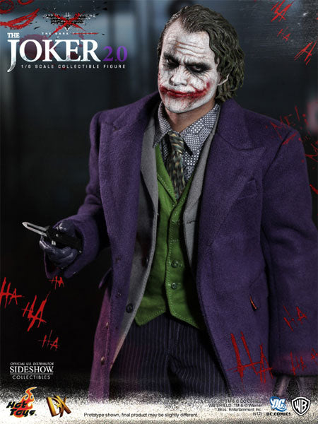 HOT TOYS - Dc Comics - Batman The Dark Knight - Joker 2.0 - DX11- Movie Masterpiece 1:6 Action Doll