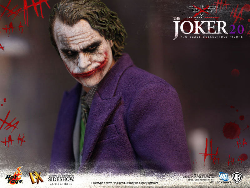 HOT TOYS - Dc Comics - Batman The Dark Knight - Joker 2.0 - DX11- Movie Masterpiece 1:6 Action Doll