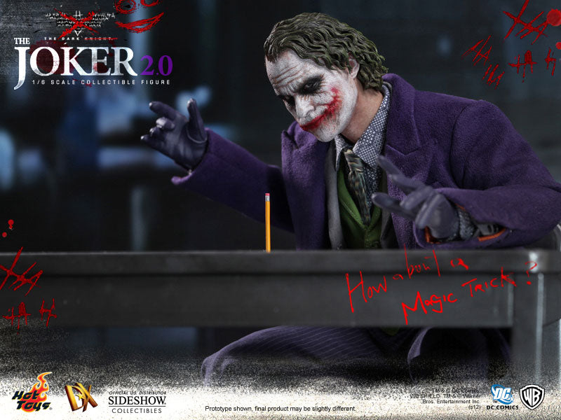 HOT TOYS - Dc Comics - Batman The Dark Knight - Joker 2.0 - DX11- Movie Masterpiece 1:6 Action Doll