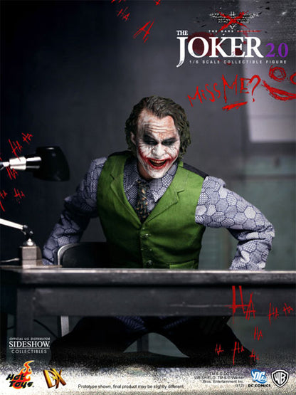 HOT TOYS - Dc Comics - Batman The Dark Knight - Joker 2.0 - DX11- Movie Masterpiece 1:6 Action Doll