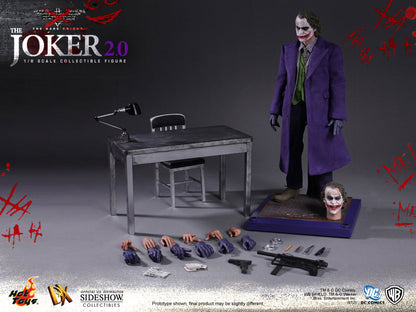 HOT TOYS - Dc Comics - Batman The Dark Knight - Joker 2.0 - DX11- Movie Masterpiece 1:6 Action Doll