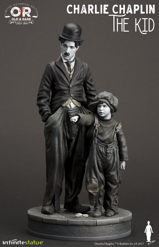 INFINITE STATUE - Charlie Chaplin Kid - Old & Rare Statue
