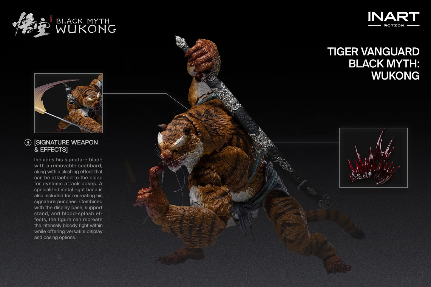 INART - Black Myth: Wukong 1/12 Action Figure - Tiger Vanguard
