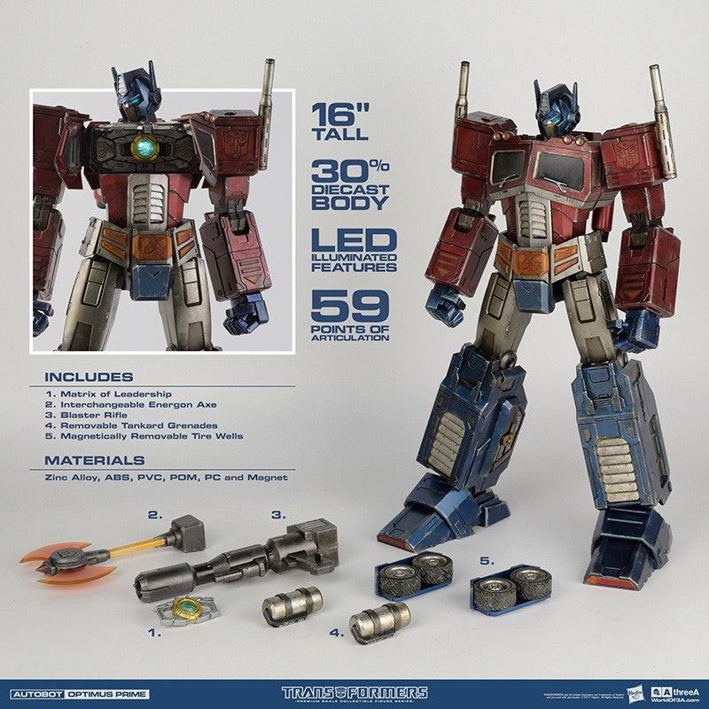 THREEZERO - Transformers Generation One - Optimus Prime - Action Figure (40 cm)