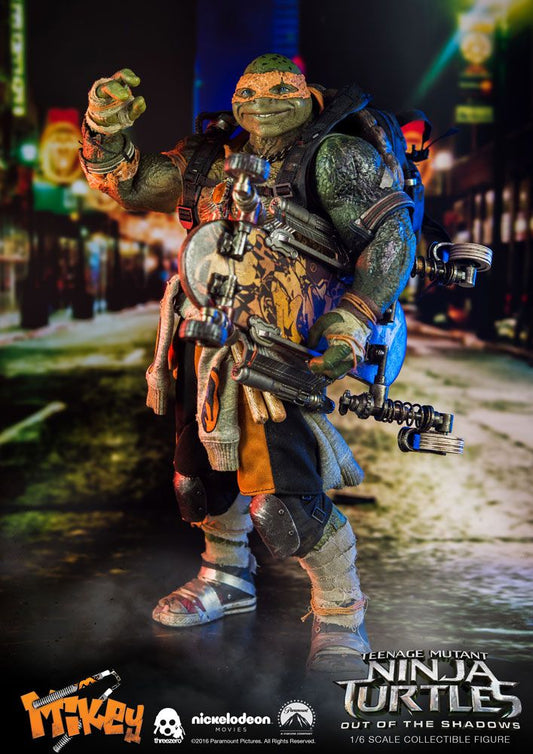 THREEZERO - TMNT Teenager Mutant Ninja Turtles Out of The Shadows Action Figure 1:6 Michelangelo