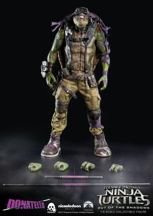 THREEZERO - TMNT Teenager Mutant Ninja Turtles Out of The Shadows Action Figure 1:6 Donatello