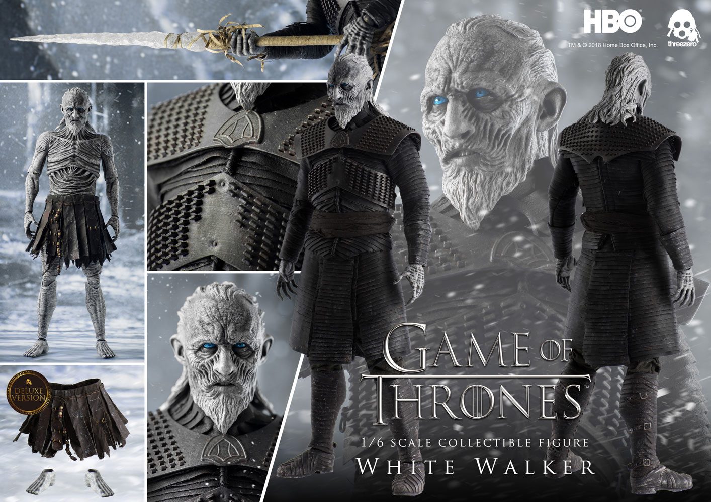 THREEZERO - Game of Thrones Walker White Action Doll 1:6 DeLuxe Ver