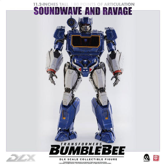 THREEZERO - Transformers - Bumblebee DeLuxe Action Figure 2 Pack 1:6 Soundwave & Ravage