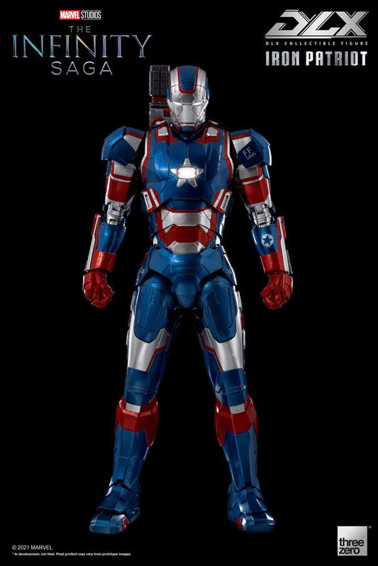 THREEZERO - Marvel - Infinity Saga DeLuxe Action Figure 1:12 Iron Patriot