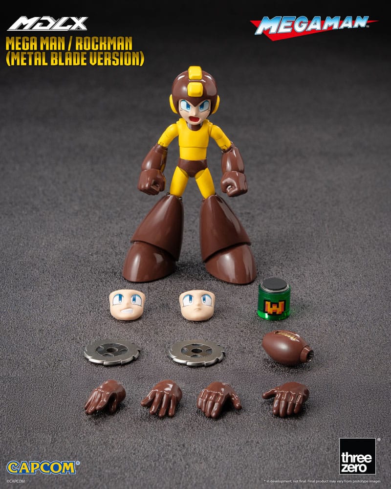 THREEZERO - Mega Man MDLX Action Figure Mega Man / Rockman (Metal Blade Version)