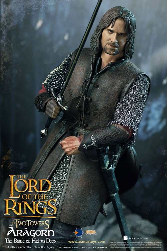 ASMUS TOYS - The Lord of the Rings - Action Figure 1:6 Aragorn at Helm's Deep