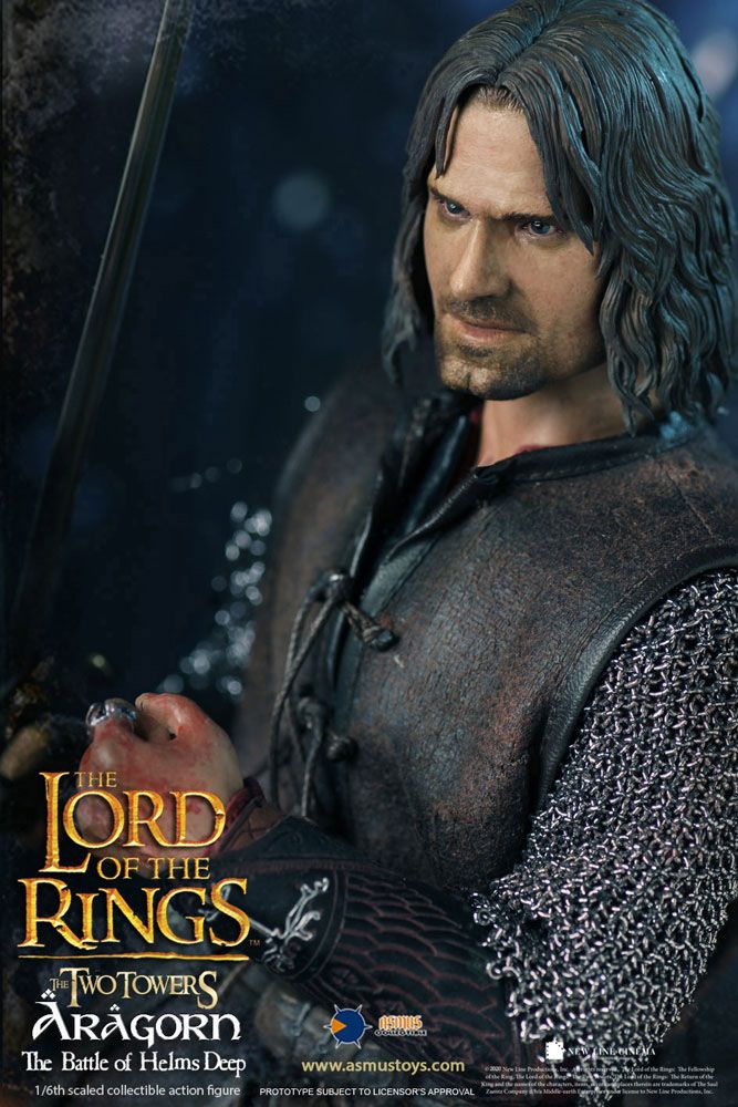 ASMUS TOYS - The Lord of the Rings - Action Figure 1:6 Aragorn at Helm's Deep