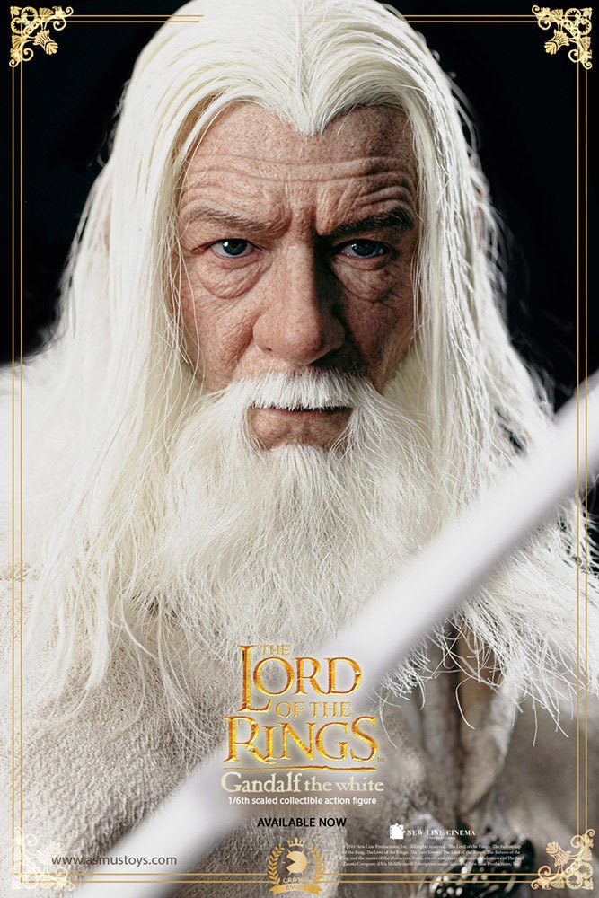 ASMUS TOYS - The Lord of the Rings - The Crown Series Action Figure 1:6 Gandalf The White