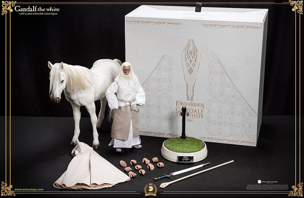 ASMUS TOYS - The Lord of the Rings - The Crown Series Action Figure 1:6 Gandalf The White