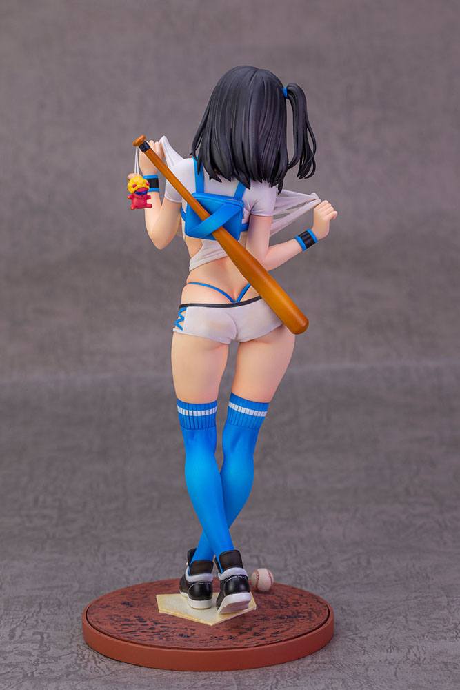 ALPHAMAX- Original Character by Mataro Pvc Statue 1:6 Baseball Girl Light Blue Ver