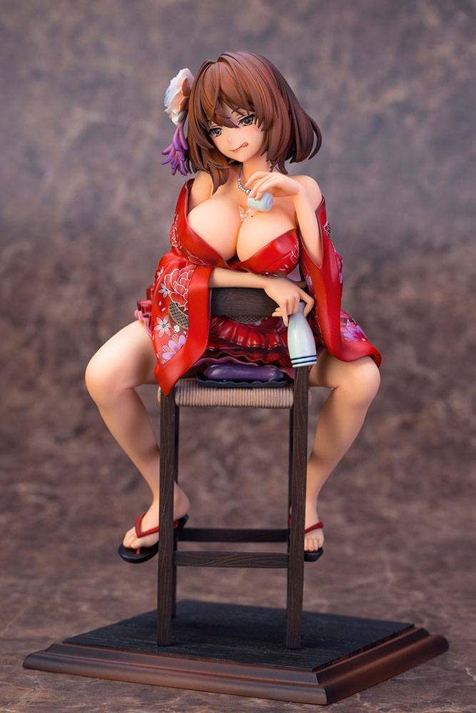 ALPHAMAX- Original Character Pvc Statue 1:6 Kano Ebisugawa illustration by Piromizu Red Ver