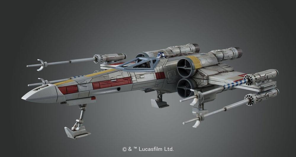 BANDAI MODEL KIT - STAR WARS X-WING STARFIGHTER MODEL KIT 1/72